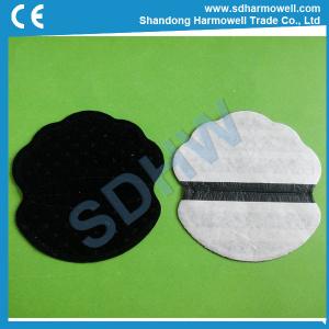 China Antibacterial deodorant underarm armpit sweat pad in black color supplier