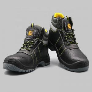 Zapatos de trabajo antideslizantes estáticos antis resistentes de agua del aceite del CE Toe Puncture Proof Industrial Shoes de acero
