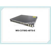 China Cisco Ethernet Switch Cisco WS-C3750G-48TS-E High Speed EmI 48 Port Excellent Scalability on sale