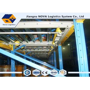 Large Capacity Gravity Flow Pallet Rack , ISO Rolling Tire Storage Rack 