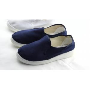 China Breathable pu sole antistatic dustproof shoe esd canvas clean room lightweight safety shoes supplier