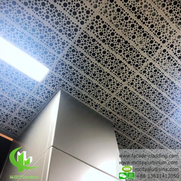 Aluminum Ceiling Fluorocarbon Perforated Aluminum Panel Curtain