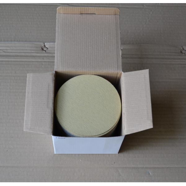 China 5inch Round Sanding Pads Aluminum Oxide Flocking Back With Holes wholesale
