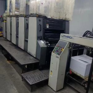 Used Komori 426 Automatic Multicolor Offset Printing Machine with Screen Plate