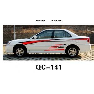 China Nontoxic Custom Decorative Designer Car Body Sticker QC-141G supplier