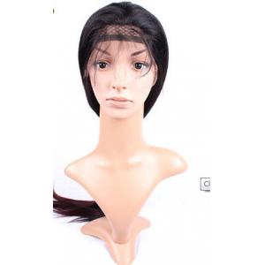 Unprocessed 100% Indian Full Lace Black Human Hair Wigs Straight Remy Human Hair Wigs