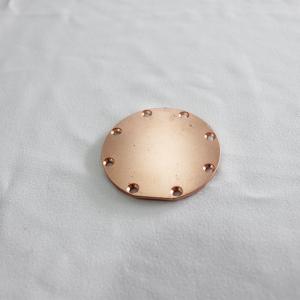 China Copper Round Skived Thin Fin Heat Sink CNC Shovel For Electronic Equipment supplier