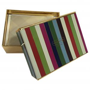 Rigid Paper Luxury Apparel Boxes Gloss 4C / CMYK For Clothing Shoes