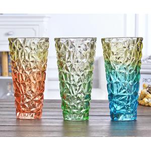 China Decorative Flower Vase / Machine Press Modern Glass Vase / Wedding Vase supplier