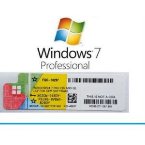 Genuine Windows 7 Coa Sticker Oem Key Windows 7 Home Premium Coa