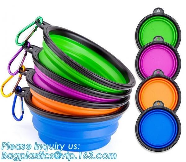 Wholesale Silicone Portable Food Grade Unbreakable Stocked Colorful Collapsible