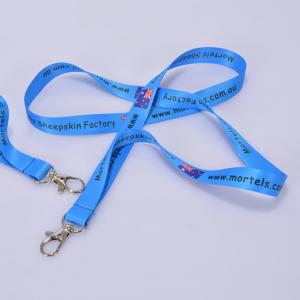 China Promotional cheap Polyester Lanyard with logo/Polyester lanyard,customized lanyards, badge holders and id badge holders supplier