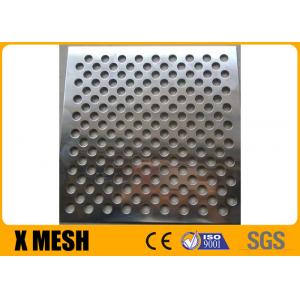China 2.44m Length Perforated Stainless Steel Mesh Round Shape Metal For Decoration Wall supplier