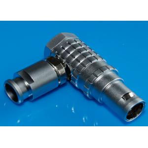 China Pin 5 90 tomada push pull FHG.0B.305 do ângulo direito de Lemo FHG dos conectores circulares do grau supplier