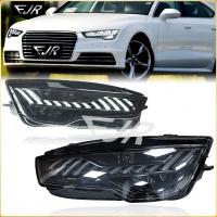 China LED Headlight For Audi A7 2011-2018 Modified RS7 Head Front Light Laser Lens Lamp Car Accessories on sale