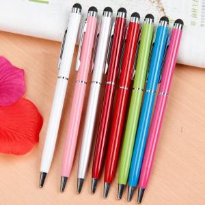 China Hotel Use Slim Metal Pen metal stylus touch screen pen for promotional supplier