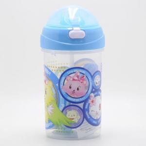 500ml Plastic Kids Water Bottle with Drinking Straw Lid
