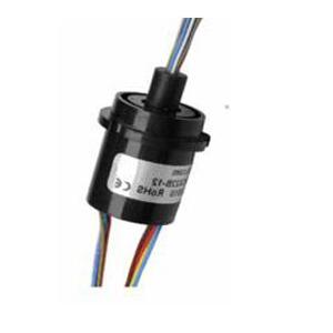 China 0.1m Ω Rotating Electrical Connector Slip Ring​ 22mm OD Small Size Automatic Arm supplier