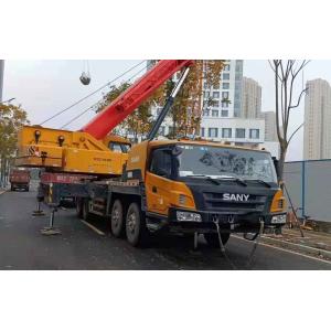 Sany Used Boom Truck Crane , 75 Ton Lorry Crane STC50S Straight Arm