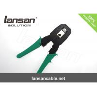 China Carbon Steel Material RJ11 RJ45 Crimping Tool / Network Cable Crimping Tool on sale