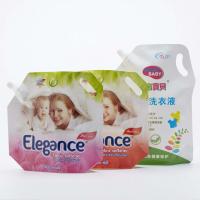 China Moisture Proof Liquid Detergent Pouch Bag 500g Free Shape Without Screw Cap on sale