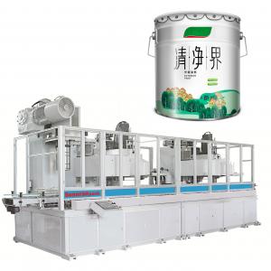 China Metal Paint Bucket Making Machine 35CPM 6050x1900x3100mm Size supplier