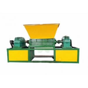 China High Output Double Shaft Plastic Can Crusher / Recycling Shredder Machine supplier