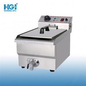 China Commercial Stainless Steel Deep Fryer Countertop 3250W 8L supplier