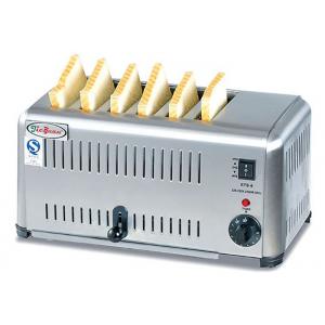 China Commercial 6 / 4 Slice Electric Toaster Snack Bar Equipment / Toast Bread Machine supplier