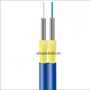 China Duplex Armored Fiber Optic Cable Accessories GJSFJBV Tight Buffer supplier