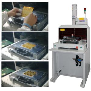 China FPC PCB Punching Machine For Iphone 6 Plus , 0.45-0.70 PA Depression SMT Punch supplier
