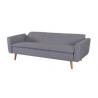 Gray Moveable Convertible Sofa Bed / Home Decoration Lightweight Sofa Bed