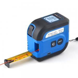 High Precision Laser Measure Tape 196ft Rechargeable Laser Measurement Tool Electronic Steel Tape Measure