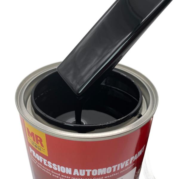 M102P 1K Extra Black Metallic Car Paint Auto Car Paint Strong Weather Resistance