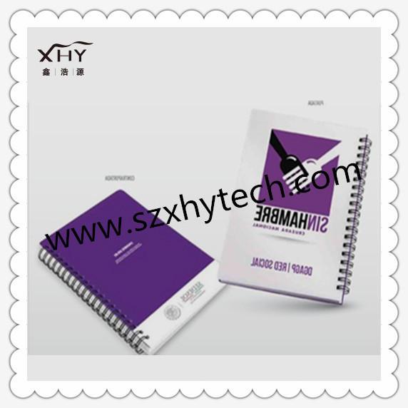 Custom A5 hardcover paper spiral notebook