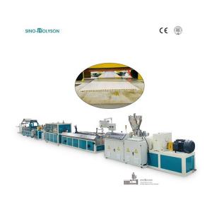 China 65/132 Screw diameter PVC Wall Ceiling Panel Making Machine with 39 rpm Screw Speed supplier