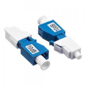 China LC/UPC 5dB Simplex SM Fiber Optic Attenuator MM 1300nm Wavelength supplier