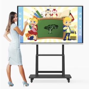 Electronic 86 Inch Touch Screen Monitor , Interactive Whiteboard Display For Teaching