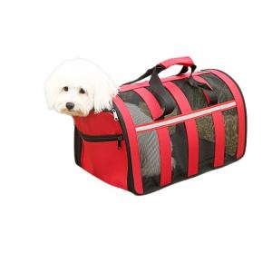Dog And Cat Portable Handbag With Breathable Mesh On Four Sides Foldable Pet Cage