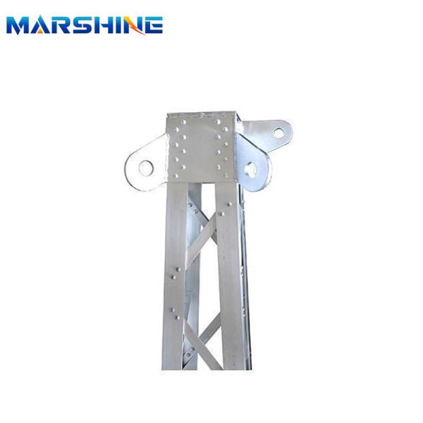 Aluminum Alloy Lattice Single Gin Pole For Erecting Transmission Line Construction Tower