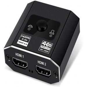 Two In One Out 2.0 HDMI Switch Box 4K HD Signal Switching With AB 60hz HDCP2.2
