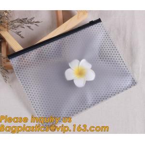 factory office use slider zip lock document bag vinyl plastic PVC bag,document bag with zipper cosmetics offices supplie