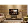 Antique Marble Top TV Stand Classic wooden cupboard designs modern living room