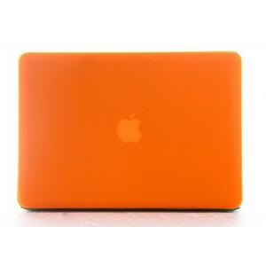 China MacBook Protective case,PC case with rubber oil coating finish---orange color supplier