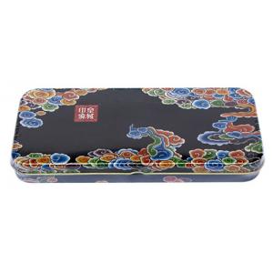 China Custom Pencil Tin Box With CMYK Printing , Colorful Metal Pencil Case supplier