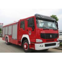 China Water Tank Emergency Fire Department Trucks 12CBM LHD 290HP With Anti Slip Handrails on sale