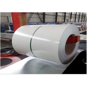 White Blue Color PPGI Steel Coil , Pre Painted Metal Sheet Double Coated