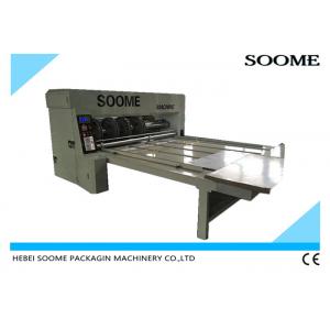 China Chain Feeding Type  Rotary Cutting Slotting Machine With Corrugated Paperboard supplier