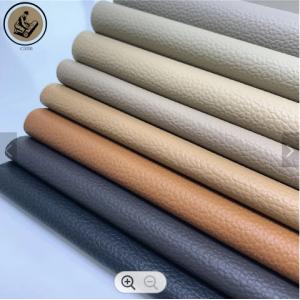 China Eco Faux Fabric Artificial PVC Leather For Car Seats Sofa Upholstery supplier