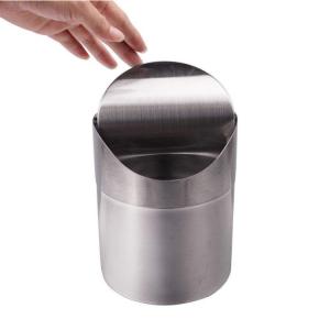 China Small - Scale 1.5L Indoor Trash Can  Countertop Mini Desktop Trash Can With Lid supplier